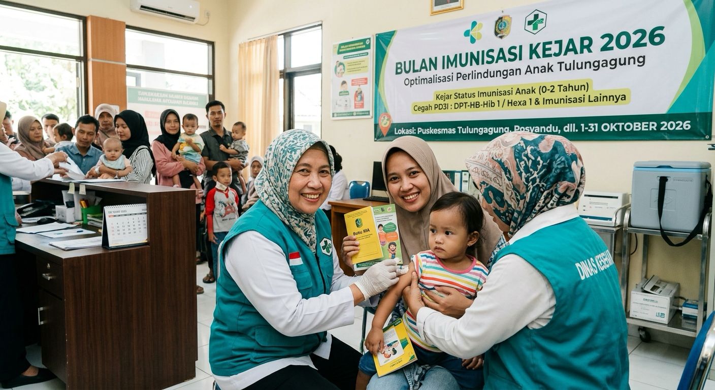 Optimalisasi Perlindungan Anak Melalui Bulan Imunisasi Kejar 2026